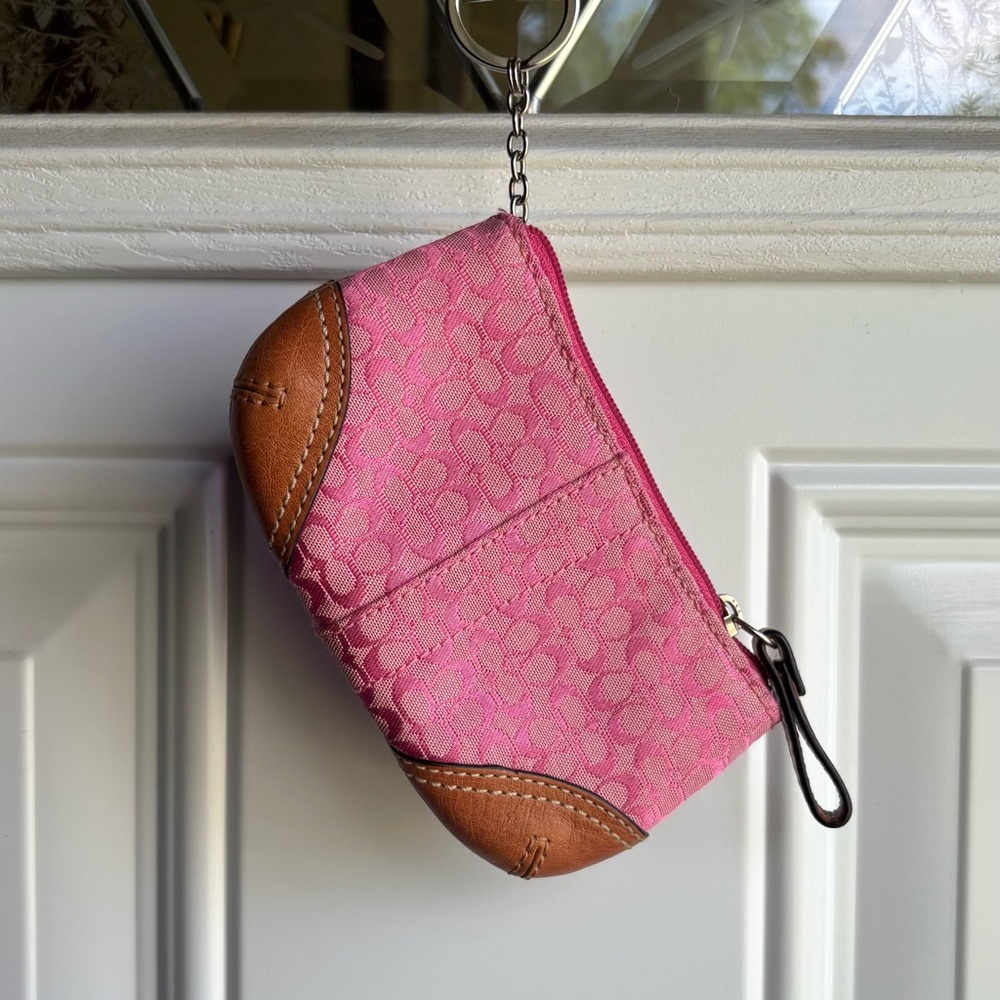 Coach Jacquard Coin Pouch